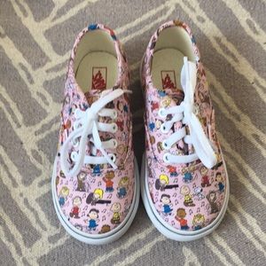 Vans Peanuts Edition Toddler Size 8 Brand New